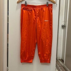 Adidas original Orange capri pants size 34